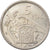 Coin, Spain, Caudillo and regent, 5 Pesetas, 1958, AU(55-58), Copper-nickel