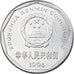 Moeda, CHINA, REPÚBLICA POPULAR DA, Jiao, 1994, AU(55-58), Alumínio, KM:335