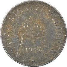 Moneta, Ungheria, 20 Fillér, 1917, Budapest, MB, Ferro, KM:498