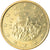 San Marino, 50 Euro Cent, 2002, MS(65-70), Brass, KM:445