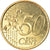 San Marino, 50 Euro Cent, 2002, MS(65-70), Brass, KM:445