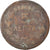 Moneta, Grecia, George I, 5 Lepta, 1869, Strassburg, B+, Rame, KM:42