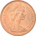 Coin, Great Britain, Elizabeth II, New Penny, 1980, AU(55-58), Bronze, KM:915