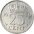 Munten, Nederland, Juliana, 25 Cents, 1979, ZF, Nickel, KM:183