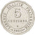 Munten, Frankrijk, 5 Centimes, 1887, Paris, UNC-, Maillechort, Gadoury:13.3