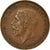 Moneta, Wielka Brytania, George V, Farthing, 1929, VF(30-35), Bronze, KM:825