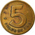 Coin, Peru, 5 Soles, 1980, EF(40-45), Brass, KM:271