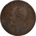 Moeda, Itália, Vittorio Emanuele II, 5 Centesimi, 1861, Milan, F(12-15), Cobre