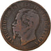 Moneta, Włochy, Vittorio Emanuele II, 10 Centesimi, 1867, Strasbourg, F(12-15)