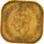Monnaie, Ceylon, George VI, 5 Cents, 1945, TTB, Nickel-brass, KM:113.2