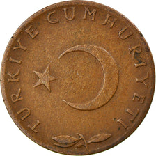 Coin, Turkey, 5 Kurus, 1961, EF(40-45), Bronze, KM:890.1