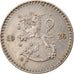 Moneta, Finlandia, 25 Penniä, 1926, BB, Rame-nichel, KM:25