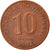 Moeda, Filipinas, 10 Sentimos, 2002, EF(40-45), Aço Cromado a Cobre, KM:270.1