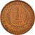 Moneda, Estados del Caribe Oriental , Elizabeth II, Cent, 1963, MBC, Bronce