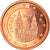 Spain, 2 Euro Cent, 2000, Madrid, MS(65-70), Copper Plated Steel, KM:1041