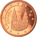 Spanien, Euro Cent, 2007, Madrid, STGL, Copper Plated Steel, KM:1040