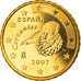 Spanien, 10 Euro Cent, 2007, Madrid, STGL, Messing, KM:1070