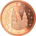 Spain, 2 Euro Cent, 2009, Madrid, MS(65-70), Copper Plated Steel, KM:1041