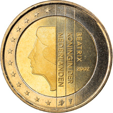 Holandia, 2 Euro, 2002, Utrecht, MS(65-70), Bimetaliczny, KM:241