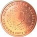 Nederland, 5 Euro Cent, 2007, Utrecht, FDC, Copper Plated Steel, KM:236