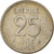 Munten, Zweden, Gustaf VI, 25 Öre, 1953, ZF, Zilver, KM:824