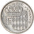 Coin, Monaco, Rainier III, 1/2 Franc, 1968, AU(55-58), Nickel, KM:145