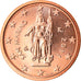 San Marino, 2 Euro Cent, 2011, MS(65-70), Copper Plated Steel, KM:441