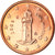 San Marino, Euro Cent, 2009, Rome, MS(65-70), Copper Plated Steel, KM:440