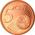 REPUBLIEK IERLAND, 5 Euro Cent, 2002, Sandyford, FDC, Copper Plated Steel, KM:34