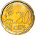 Włochy, 20 Euro Cent, 2009, Rome, MS(65-70), Mosiądz, KM:248