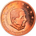 Vaticano, 2 Euro Cent, Type 2, 2005, unofficial private coin, FDC, Acciaio