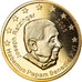 Vaticano, 10 Euro Cent, Type 2, 2005, unofficial private coin, FDC, Latón