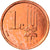 Vaticano, Euro Cent, Type 3, 2005, unofficial private coin, FDC, Acciaio