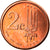 Vatikan, 2 Euro Cent, Type 3, 2005, unofficial private coin, STGL, Copper Plated