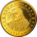 Vaticano, 50 Euro Cent, Type 4, 2005, unofficial private coin, FDC, Latón