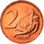 Watykan, 2 Euro Cent, Type 5, 2005, unofficial private coin, MS(65-70), Miedź