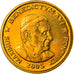 Vaticano, 10 Euro Cent, Type 5, 2005, unofficial private coin, FDC, Latón