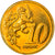 Vaticano, 10 Euro Cent, Type 5, 2005, unofficial private coin, FDC, Ottone