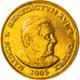 Vaticano, 50 Euro Cent, Type 5, 2005, unofficial private coin, MS(65-70), Latão
