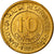 Moneta, Peru, 10 Centimos, 1985, Lima, EF(40-45), Mosiądz, KM:293