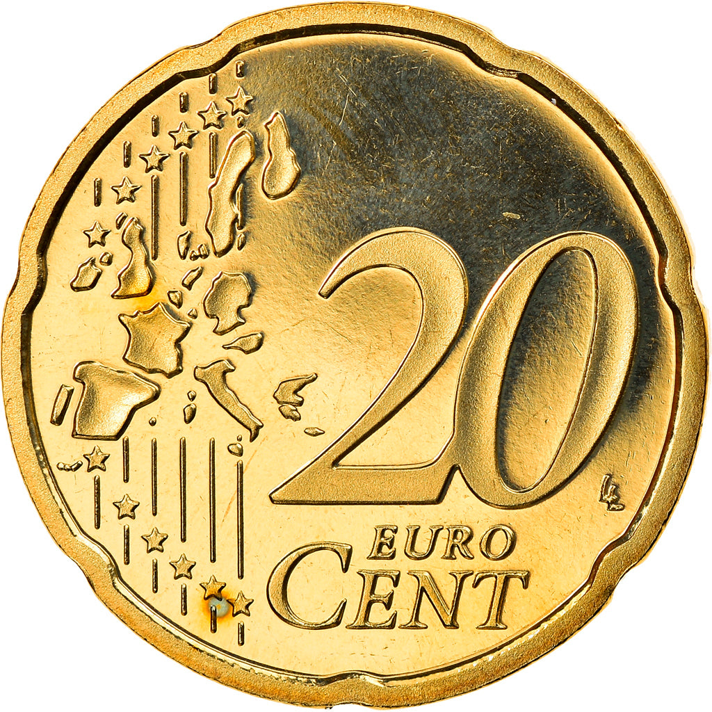 Moneda de 1 euro de Alemania 2002 F. SC. Chapada oro