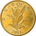 Coin, Croatia, 10 Lipa, 2015, EF(40-45), Brass plated steel, KM:6