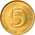 Moneda, Eslovenia, 5 Tolarjev, 1999, MBC, Níquel - latón, KM:6