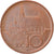 Coin, Czech Republic, 10 Korun, 1995, EF(40-45), Copper Plated Steel, KM:4