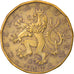 Coin, Czech Republic, 20 Korun, 2014, EF(40-45), Brass plated steel, KM:5