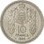 Moneta, Monaco, 10 Francs, 1945, SPL-, Rame-nichel, KM:E18, Gadoury:136