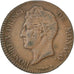 Coin, Monaco, Honore V, 5 Centimes, Cinq, 1837, Monaco, VF(30-35), Cast Brass