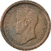 Coin, Monaco, Honore V, Decime, 1838, Monaco, AU(50-53), Copper, KM:97.1