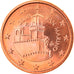 San Marino, 5 Euro Cent, 2009, Rome, SC, Cobre chapado en acero, KM:442