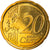 Słowenia, 20 Euro Cent, 2009, MS(63), Mosiądz, KM:72